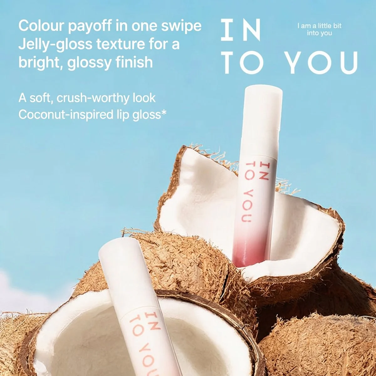 INTO YOU Coconut Glow Lip Gloss 2.7g - Multiple Shades Available - Image 3