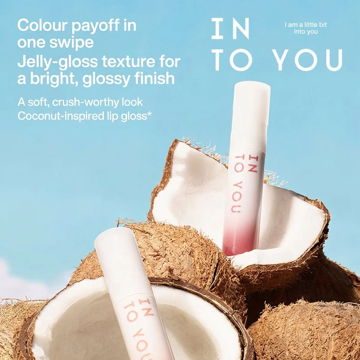 INTO YOU Coconut Shine Lip Gloss 2.7g – Multiple Shades Available - Image 3