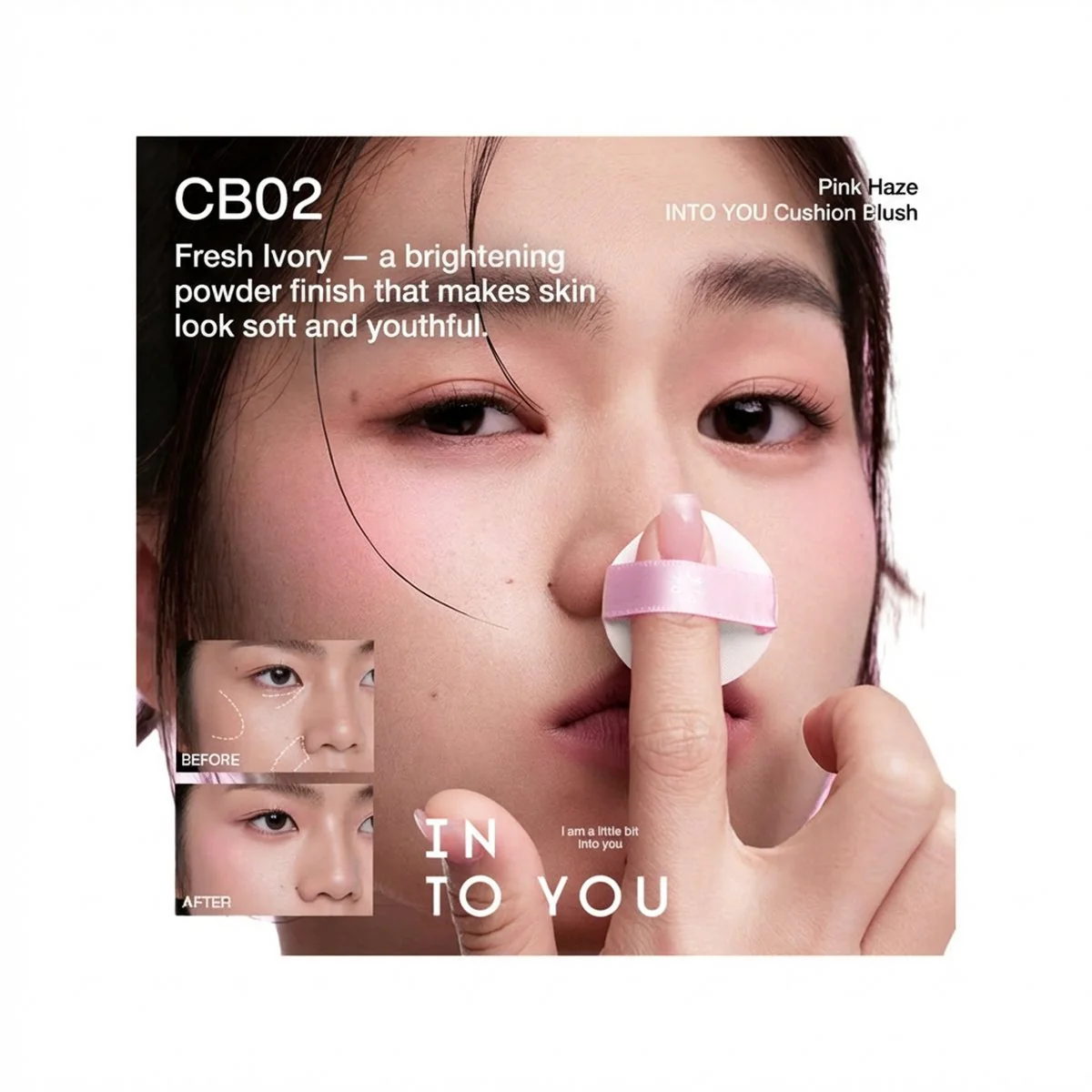 INTO YOU Cushion Blush #CB01 Spring Apricot - 3.2g - Image 2
