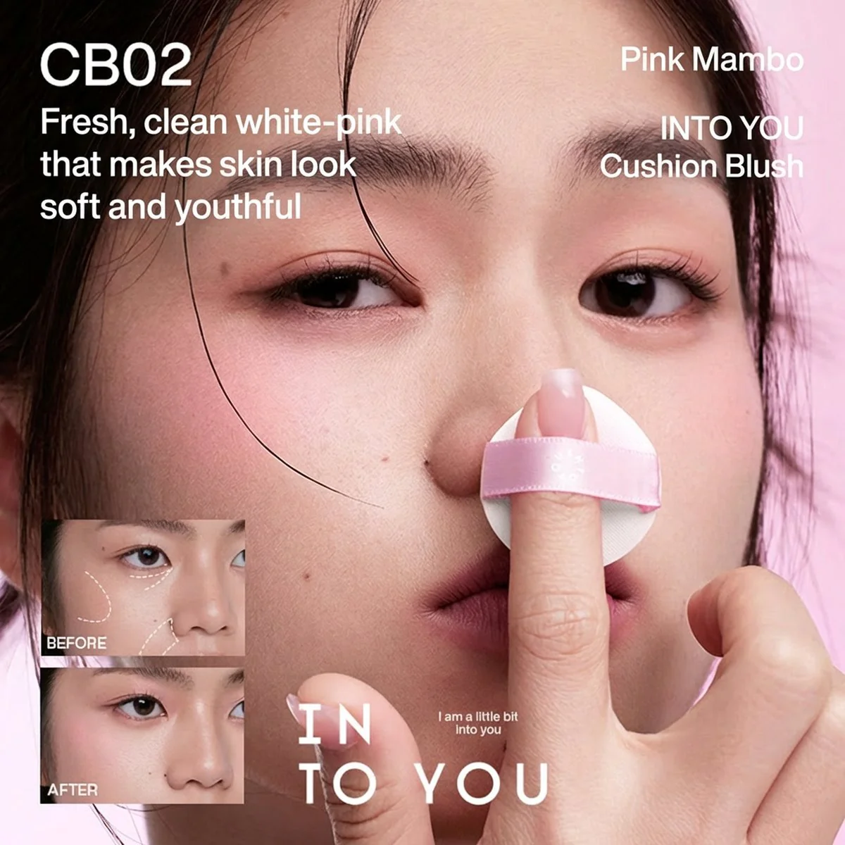 INTO YOU Cushion Blush #CB01 Spring Apricot - 3.2g - Image 2
