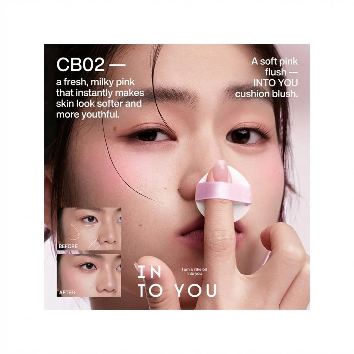 INTO YOU Cushion Blush #CB01 Spring Apricot - 3.2g - Image 2