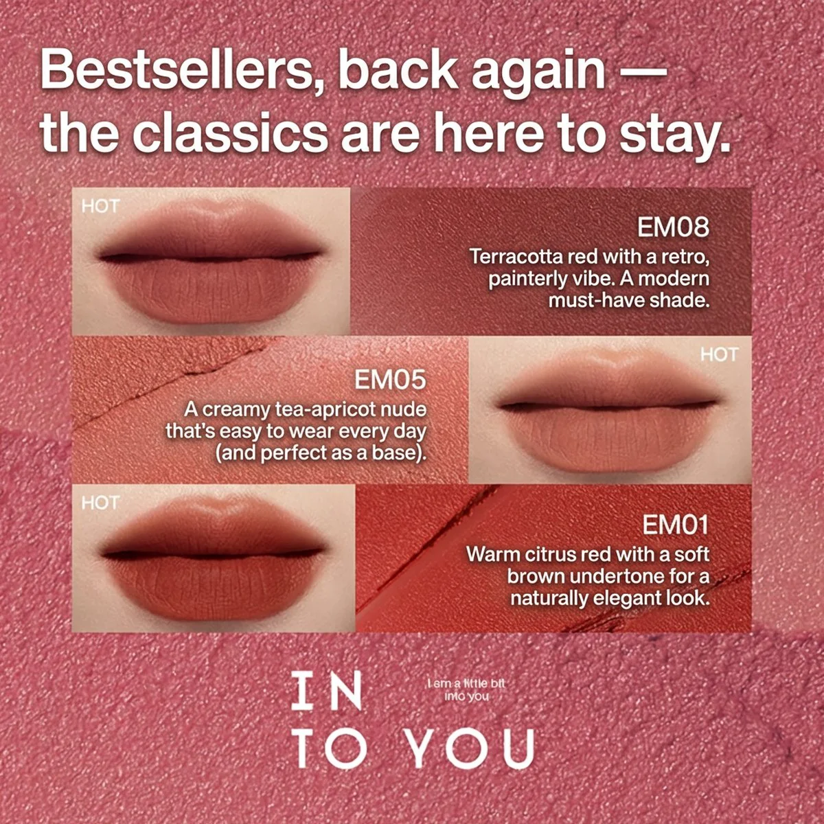 INTO YOU Dual-Use Lip and Cheek Mud EM-X5 - Image 3