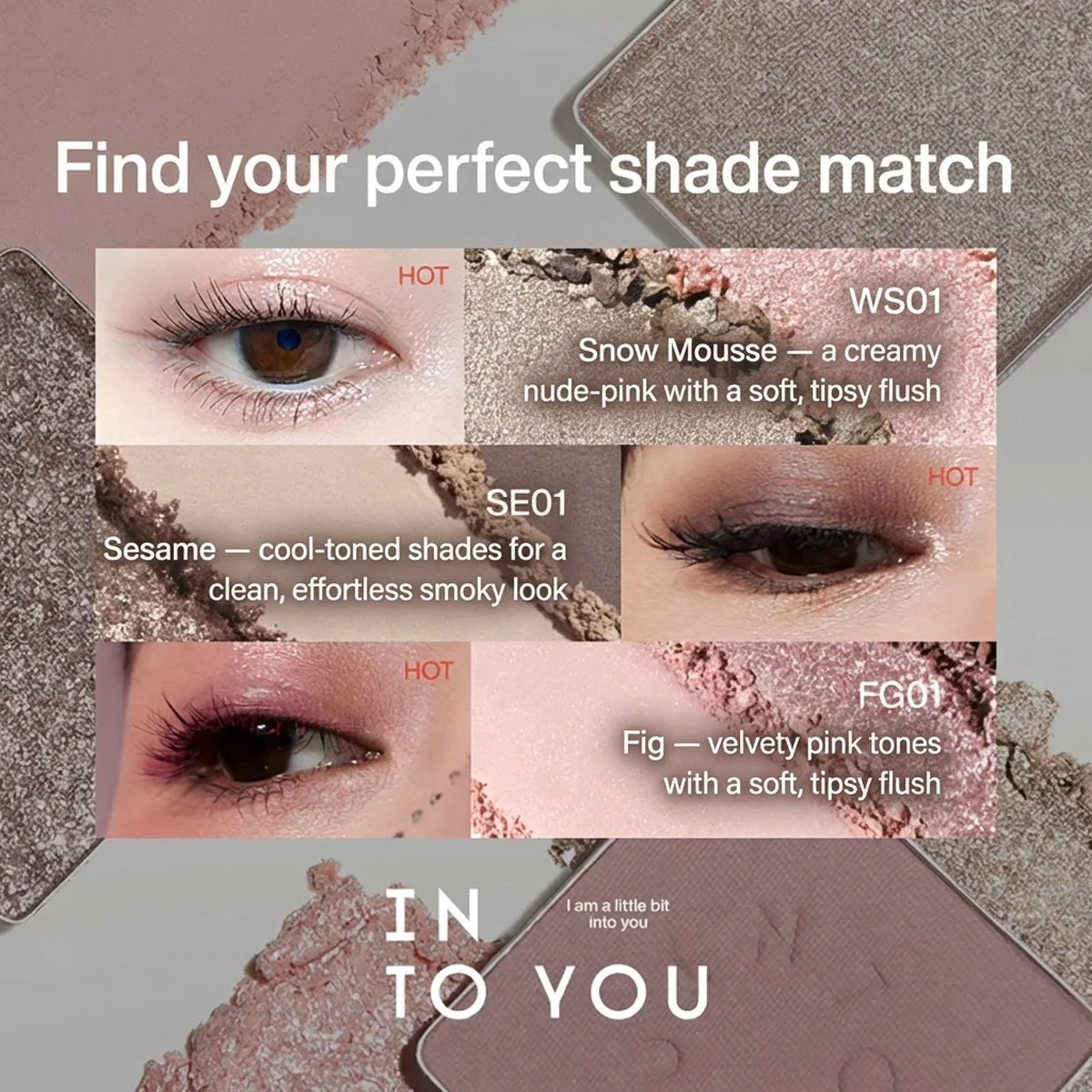 INTO YOU Four Shades Firework Eyeshadow Palette #ME01 - Image 3