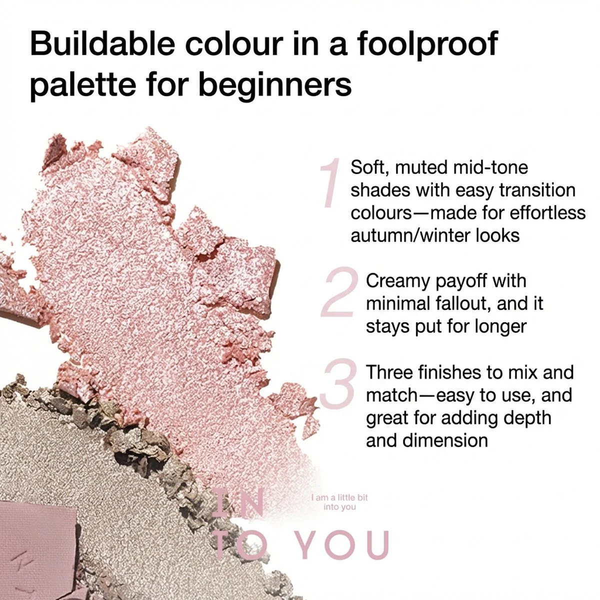 INTO YOU Four Shades Firework Eyeshadow Palette #ME01 - Image 4