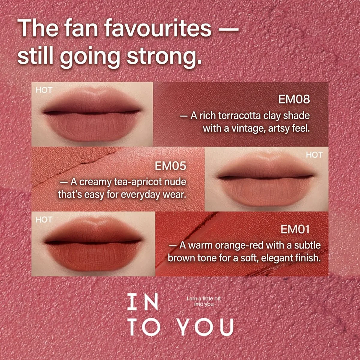 INTO YOU Heroine Matte Lip & Cheek Mud #EM11 - Image 3