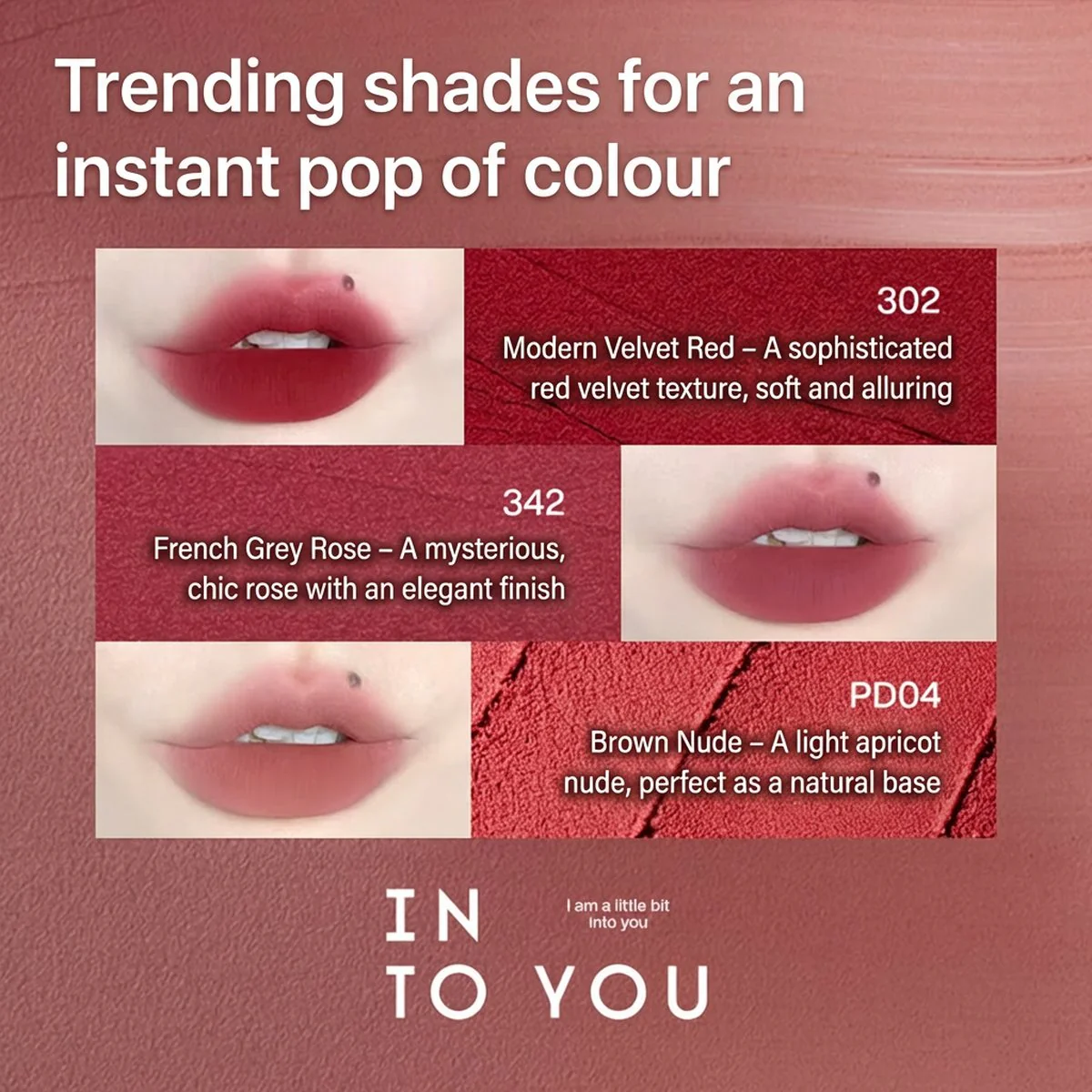 INTO YOU Lip & Cheek Mud Pot EM05 Soft Tea Apricot 5g - Image 4