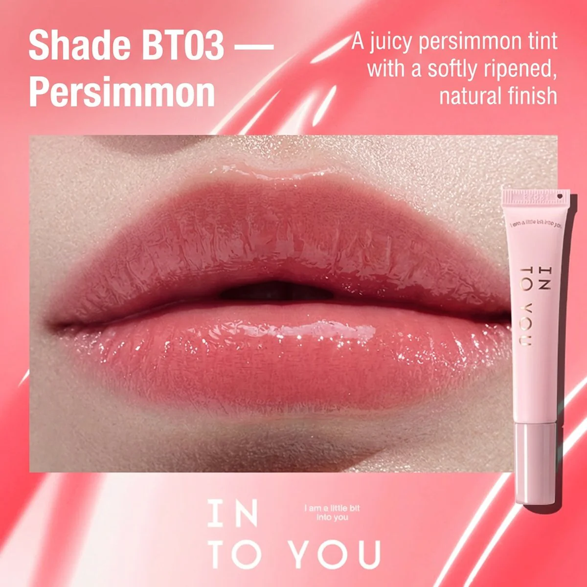 INTO YOU Lip Gloss Tint with Cooling Metal Tip - 9 ml, 6 Shades - Image 4