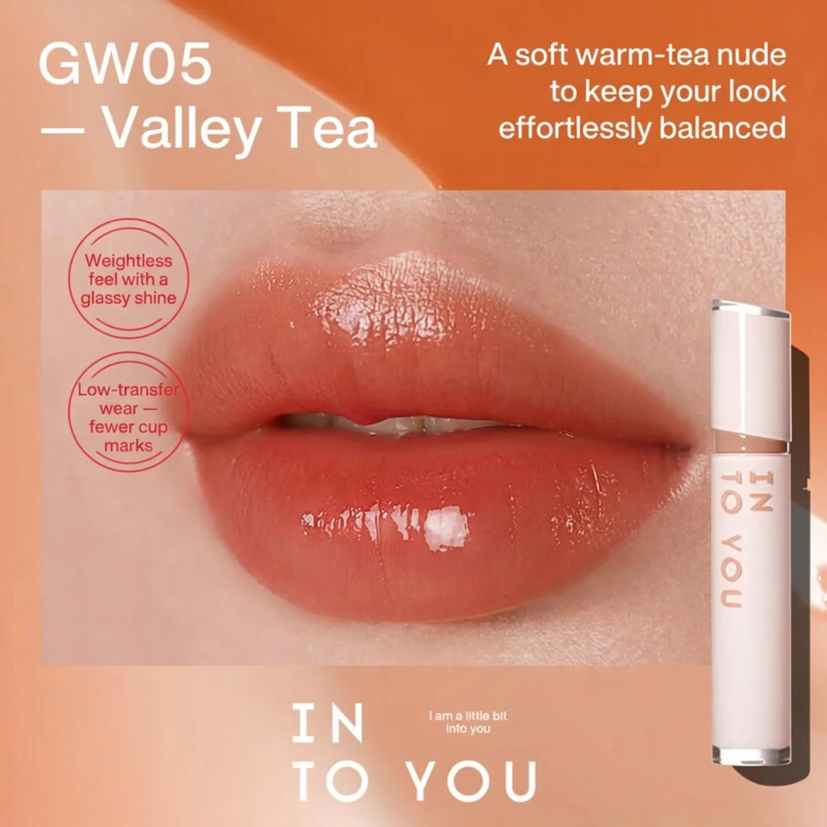 INTO YOU Mirror Lip Glaze GW05 - Valley Tea