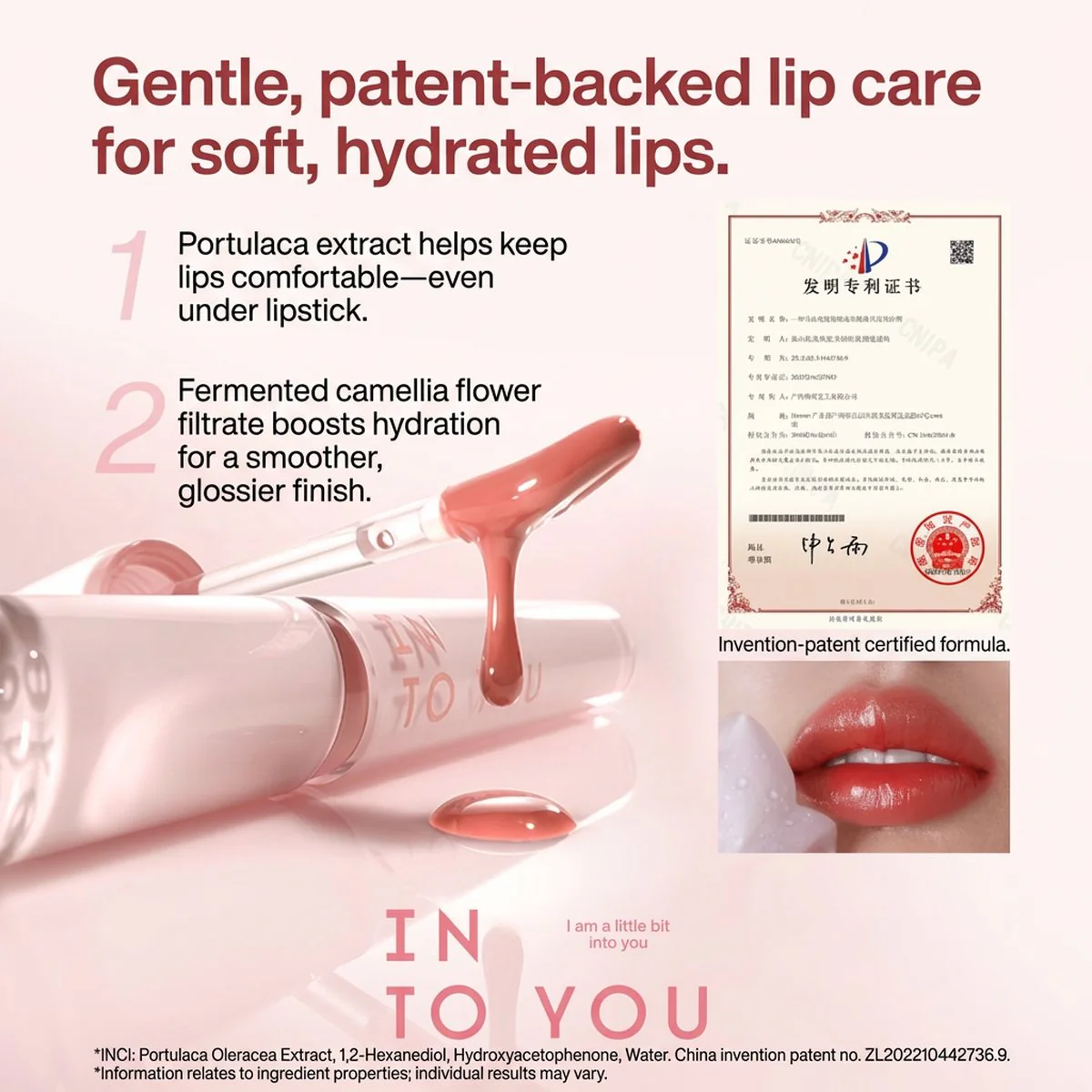 INTO YOU Mirror Lip Glaze GW06 Melting Ice Red - Image 2