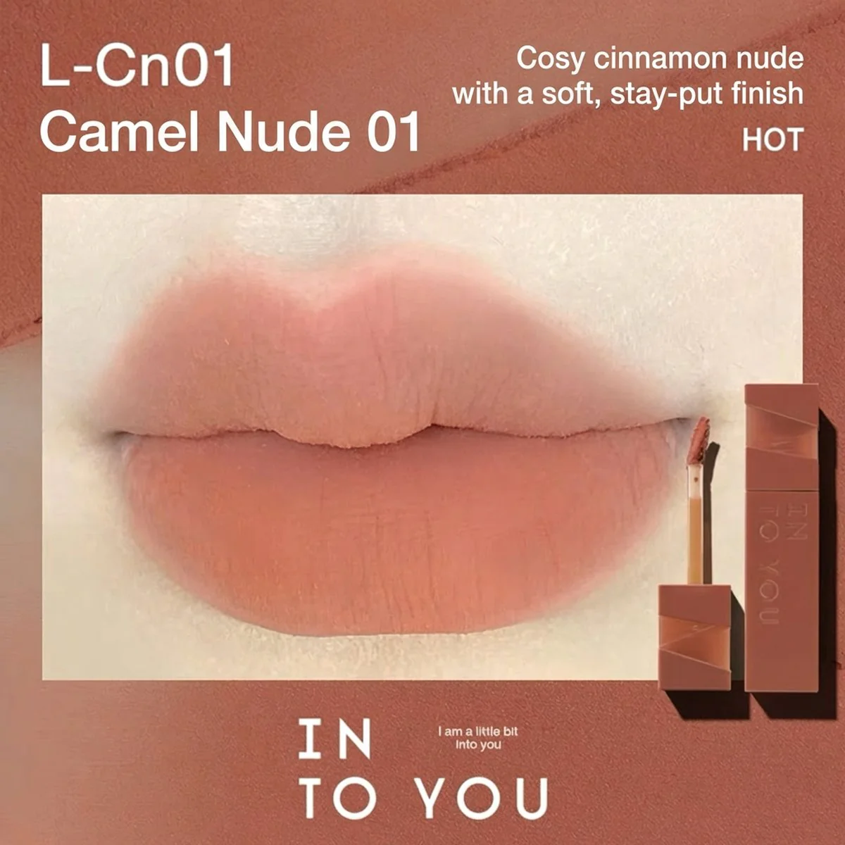 INTO YOU Soft Matte Lip Tint L-Cn01 Camel Series
