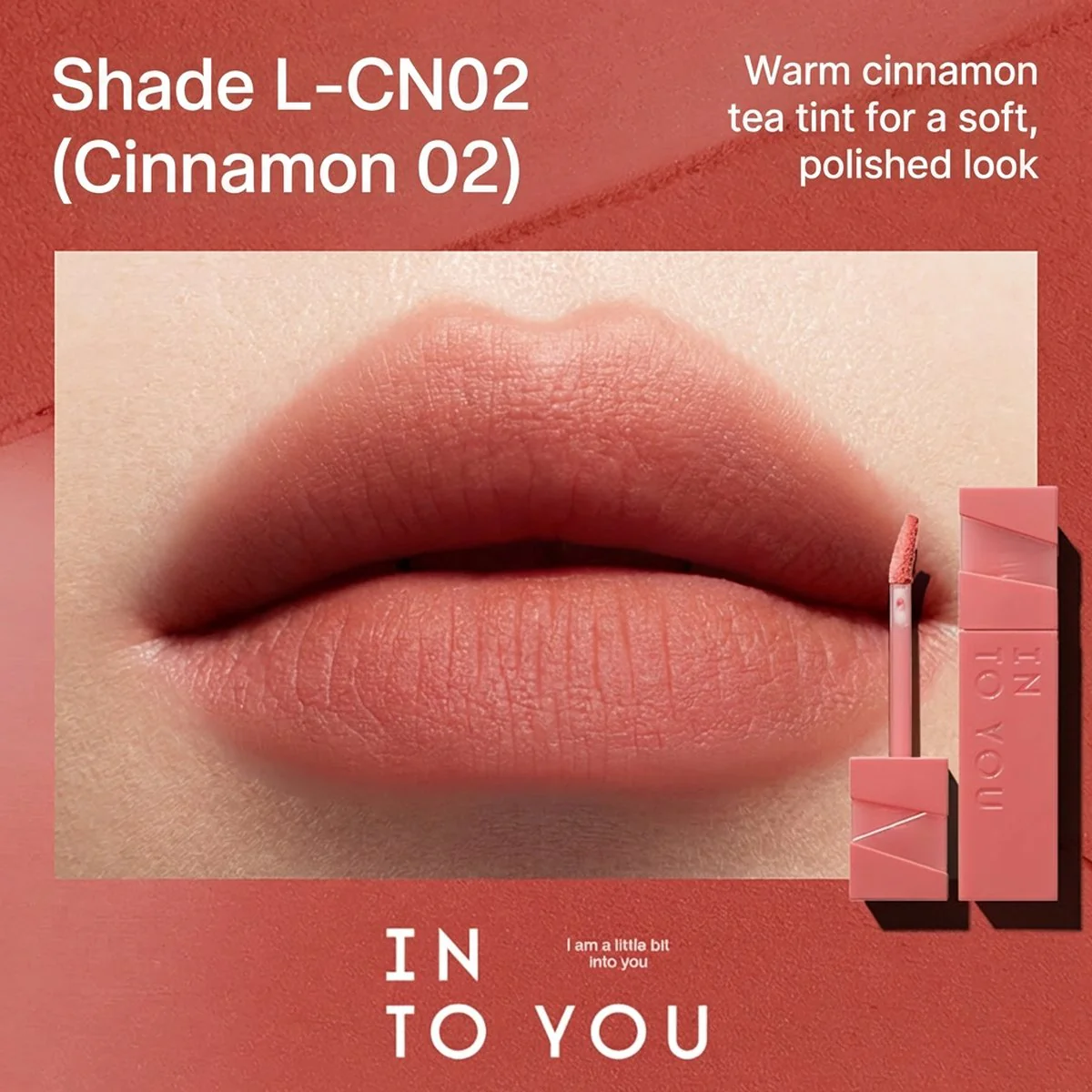 INTO YOU Soft Matte Lip Tint L-Cn02 Cinnamon Series