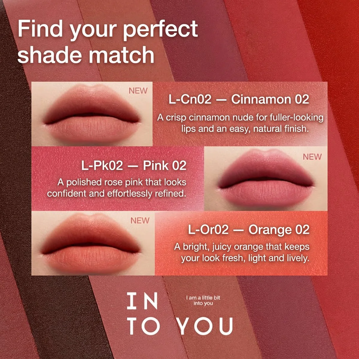 INTO YOU Soft Matte Lip Tint L-Mv01 Purple Series - Image 2