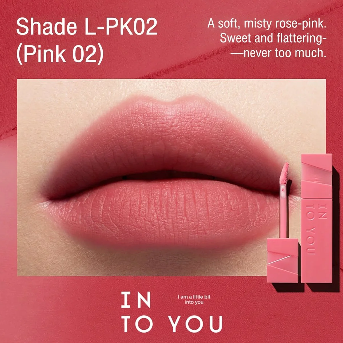 INTO YOU Soft Matte Lip Tint L-PK02 Pink Series