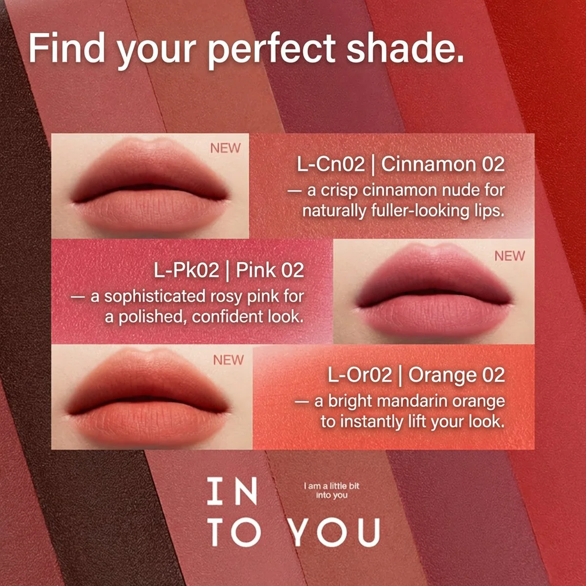 INTO YOU Soft Matte Lip Tint L-PK02 Pink Series - Image 2