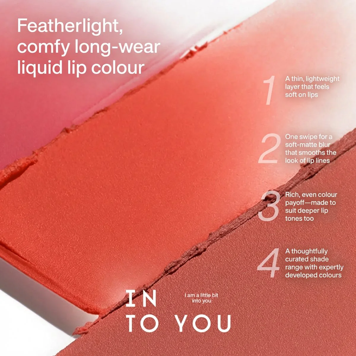 INTO YOU Soft Matte Lip Tint L-Rd01 Red Series - Image 3