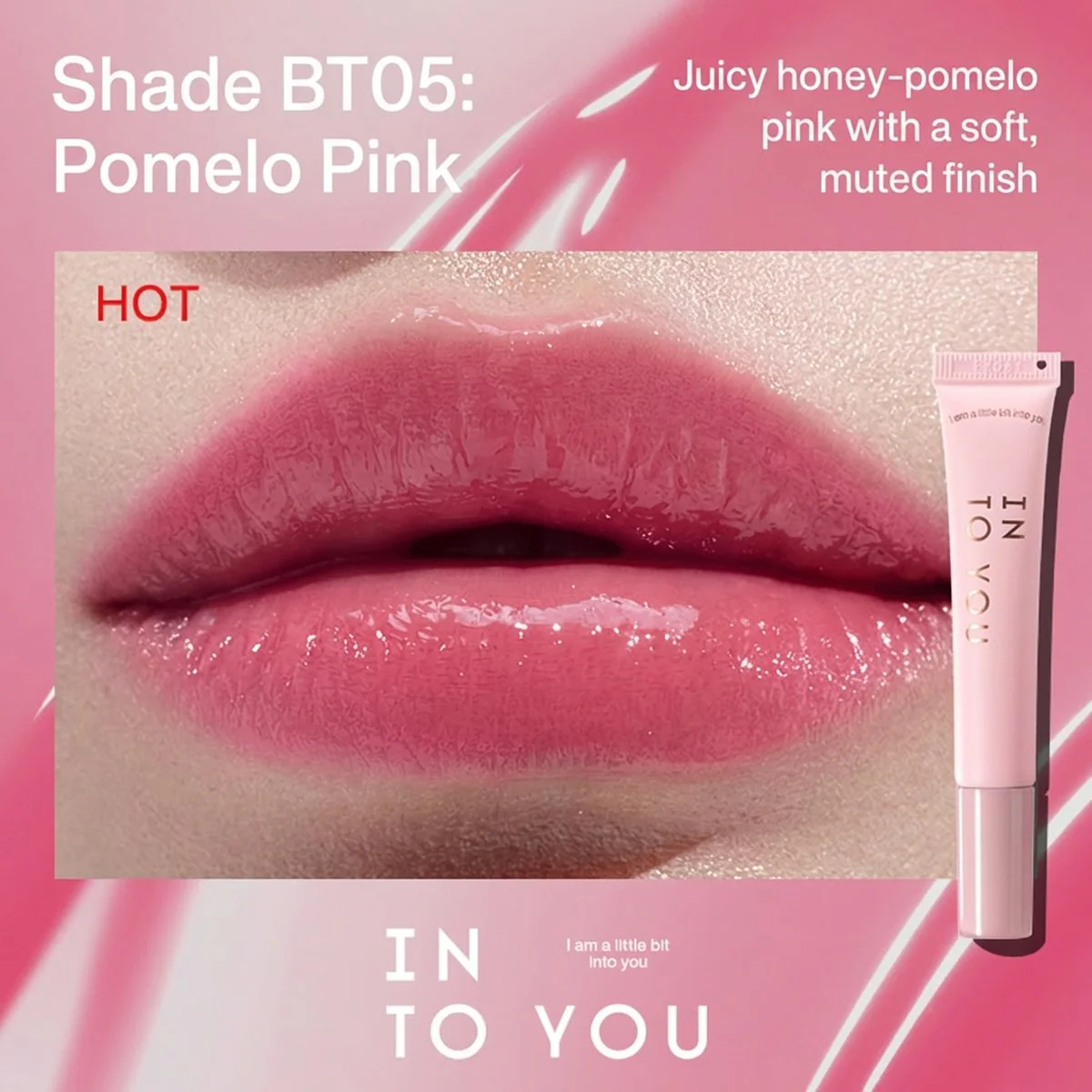 INTO YOU Squeeze-Tube Lip Gloss Tint with Cooling Metal Applicator 9ml – 6 Shades - Image 4