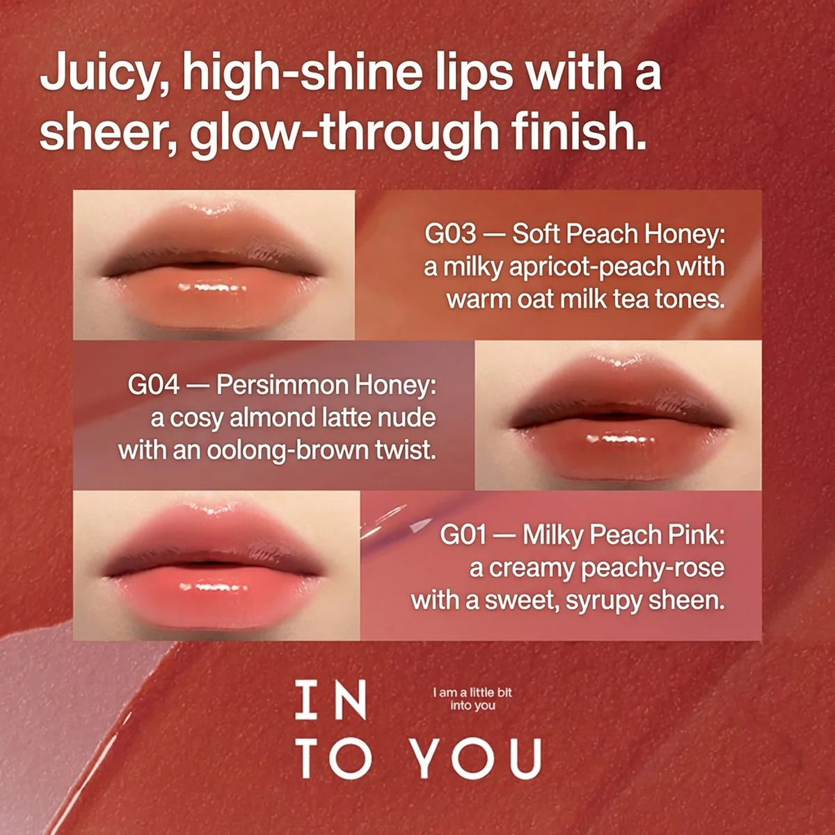 INTO YOU Sweet Lip Gloss #G02 - Image 2