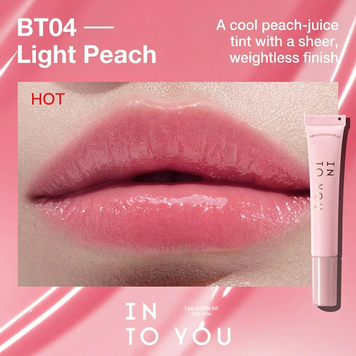 INTO YOU Tube Lip Gloss Tint 9ml – 6 Shades Available (with Cooling Metal Applicator) - Non-Sticky Lip Oil Shine - Image 4