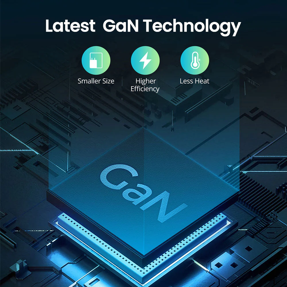 iQuick 100W GaN Charger with 2 USB-C and 2 USB-A Ports - Image 3