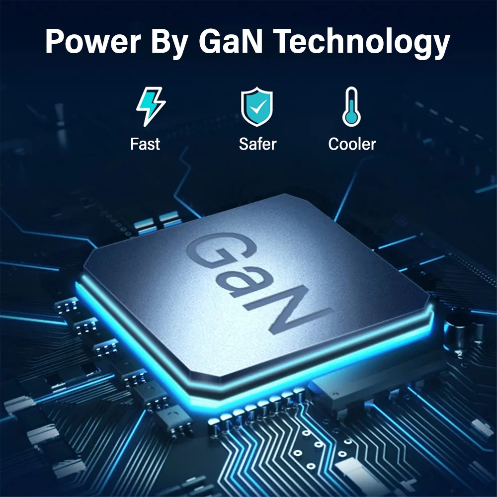 iQuick 65W 2C+1A GaN Charger - White - Image 4