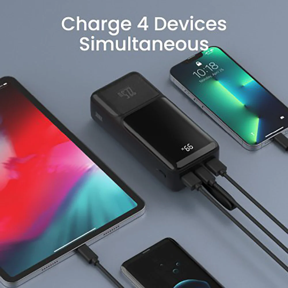 iQuick Digital Display Power Bank 30000mAh 22.5W - Image 3