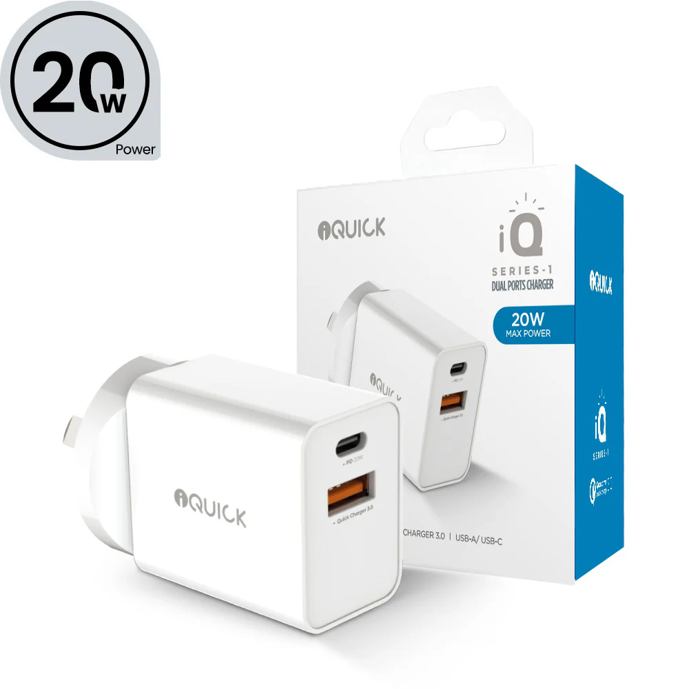 iQuick PD20W Charger 1C1A with Australian Plug - Image 5