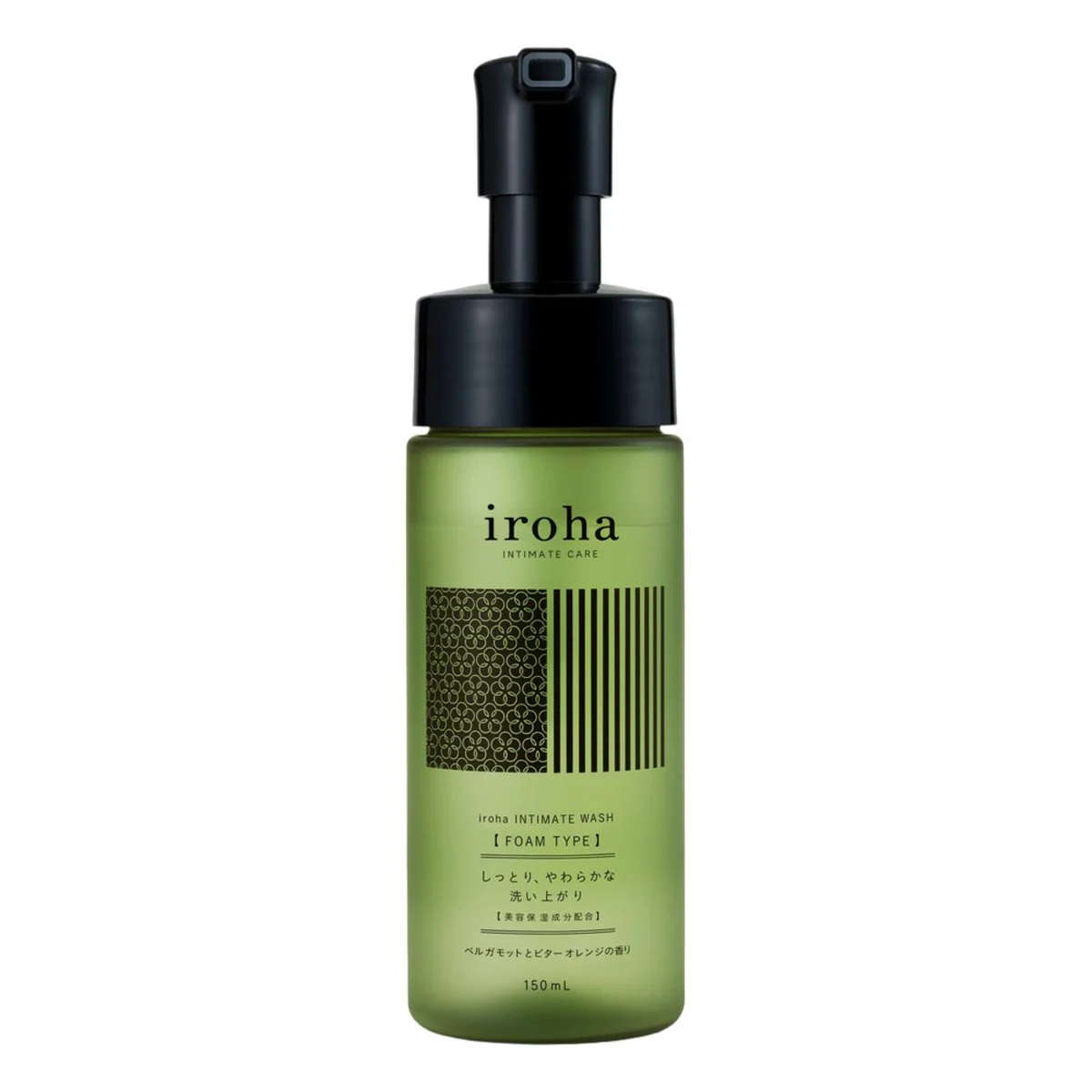 iroha Intimate Wash Foam – Bergamot & Sweet Orange 150ml
