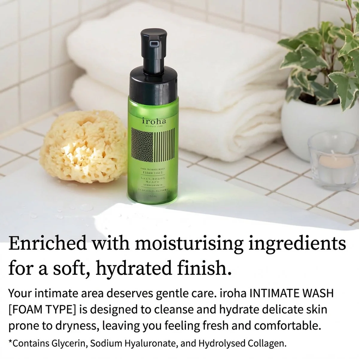 iroha Intimate Wash Foam – Bergamot & Sweet Orange 150ml - Image 4