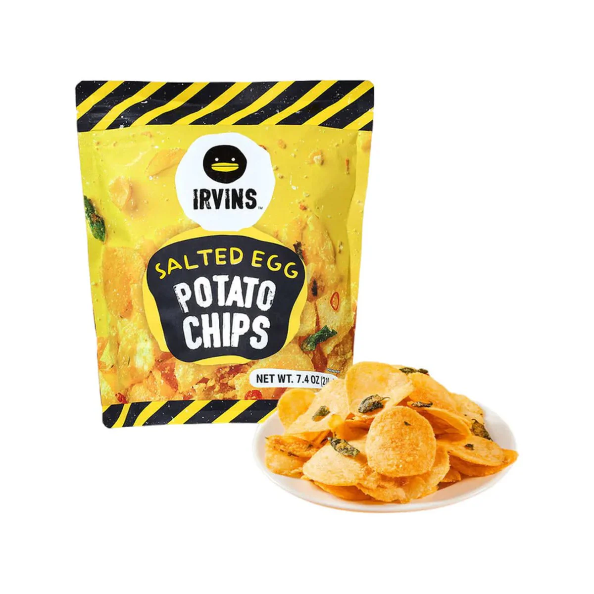 IRVINS Salted Egg Potato Chips 210g – Limited Import