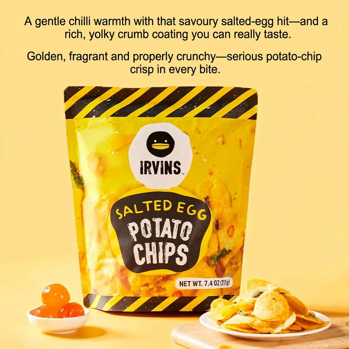 IRVINS Salted Egg Potato Chips 210g – Limited Import - Image 4