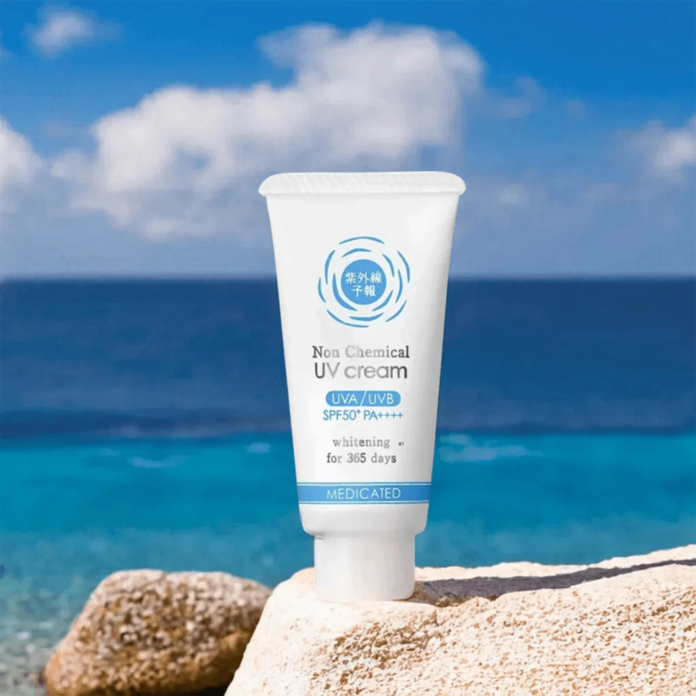 Ishizawa Laboratories Non‑Chemical UV Cream SPF50+ PA++++ – Sensitive Skin 40g - Mineral Sunscreen - Image 2