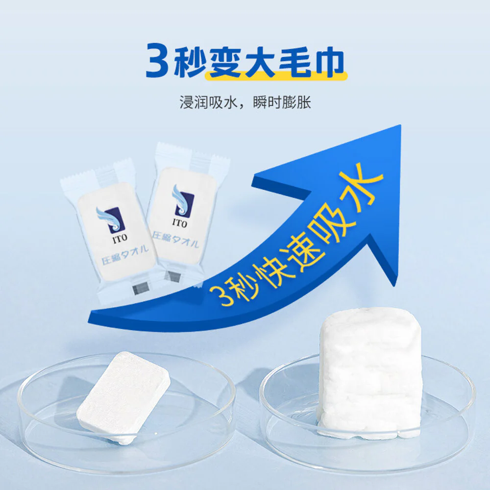 ITO Compressed Towels – 22 Pieces - Image 3
