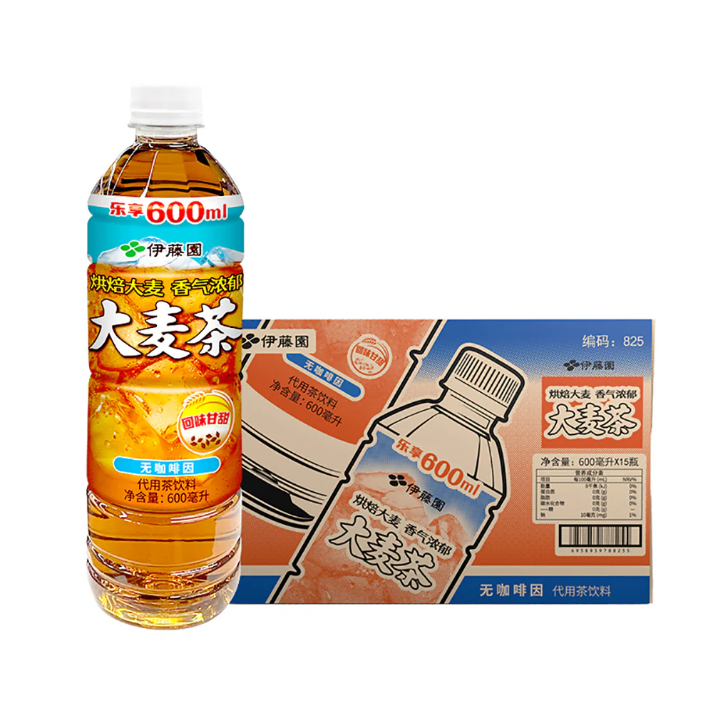 Ito En Unsweetened Barley Tea - 600ml x 15 Bottles