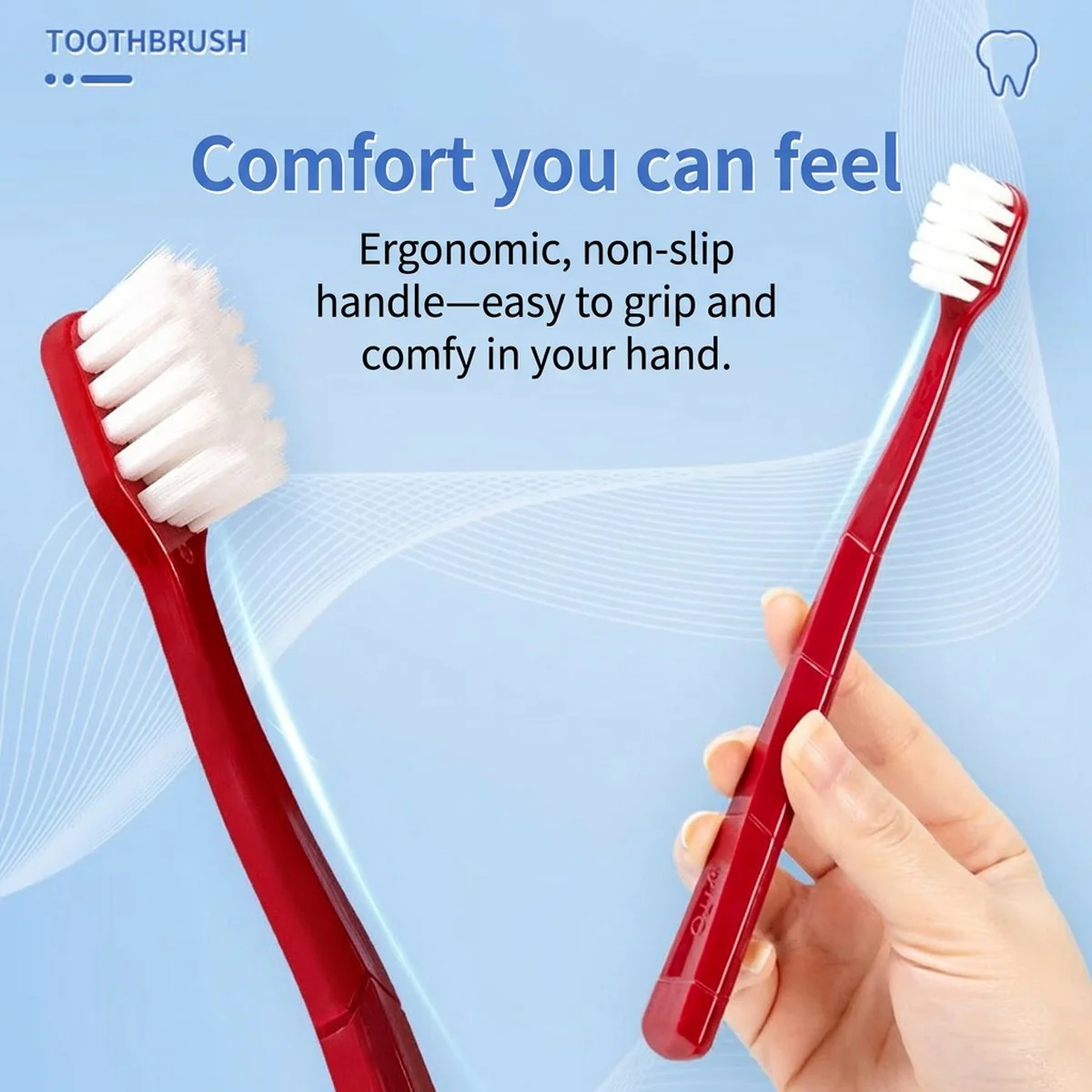 ITO Wide Head Toothbrush - Random Color - Image 3