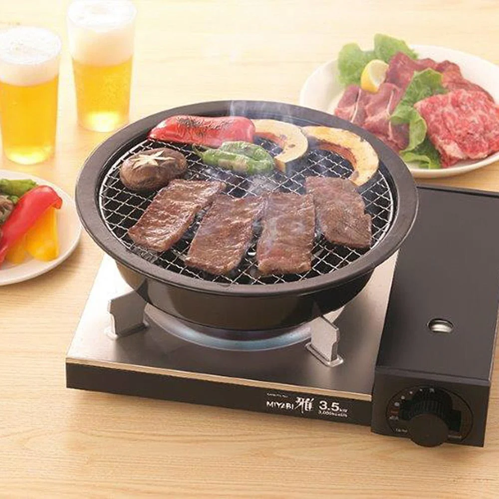 Iwatani Mesh Grill Plate with Double Layer Grill - 29x6.6cm - Image 3