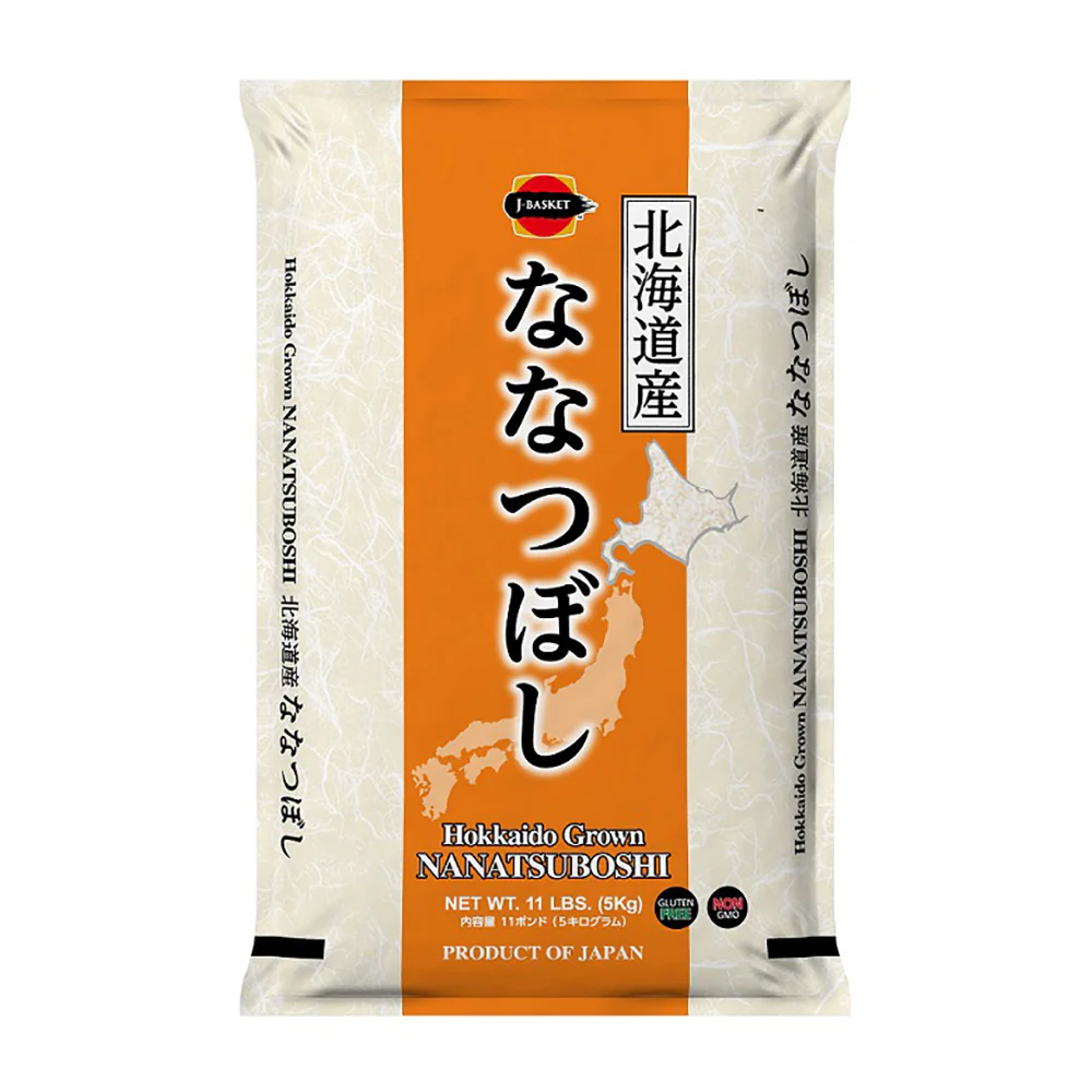 J-Basket Hokkaido Grown Nanatsuboshi Rice - 5kg