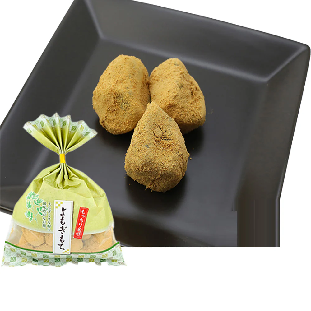 Japanese Imported Yomogi Mochi in Drawstring Bag - 180g - Image 3