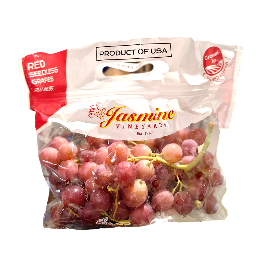 Jasmine Vineyards Red Seedless Grapes - 1kg - Image 4