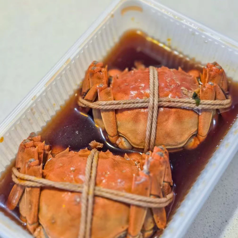 Jialisen Huadiao Wine Drunken Cooked Red Flower Crab – 2 Pieces, 500g - Image 3