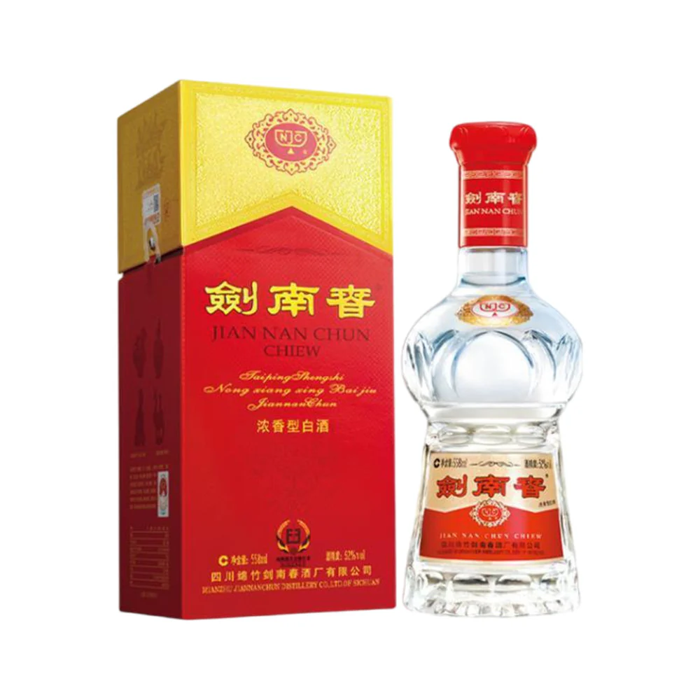 Jian Nan Chun Crystal Sword Strong Aroma Baijiu 52% ABV – 558ml