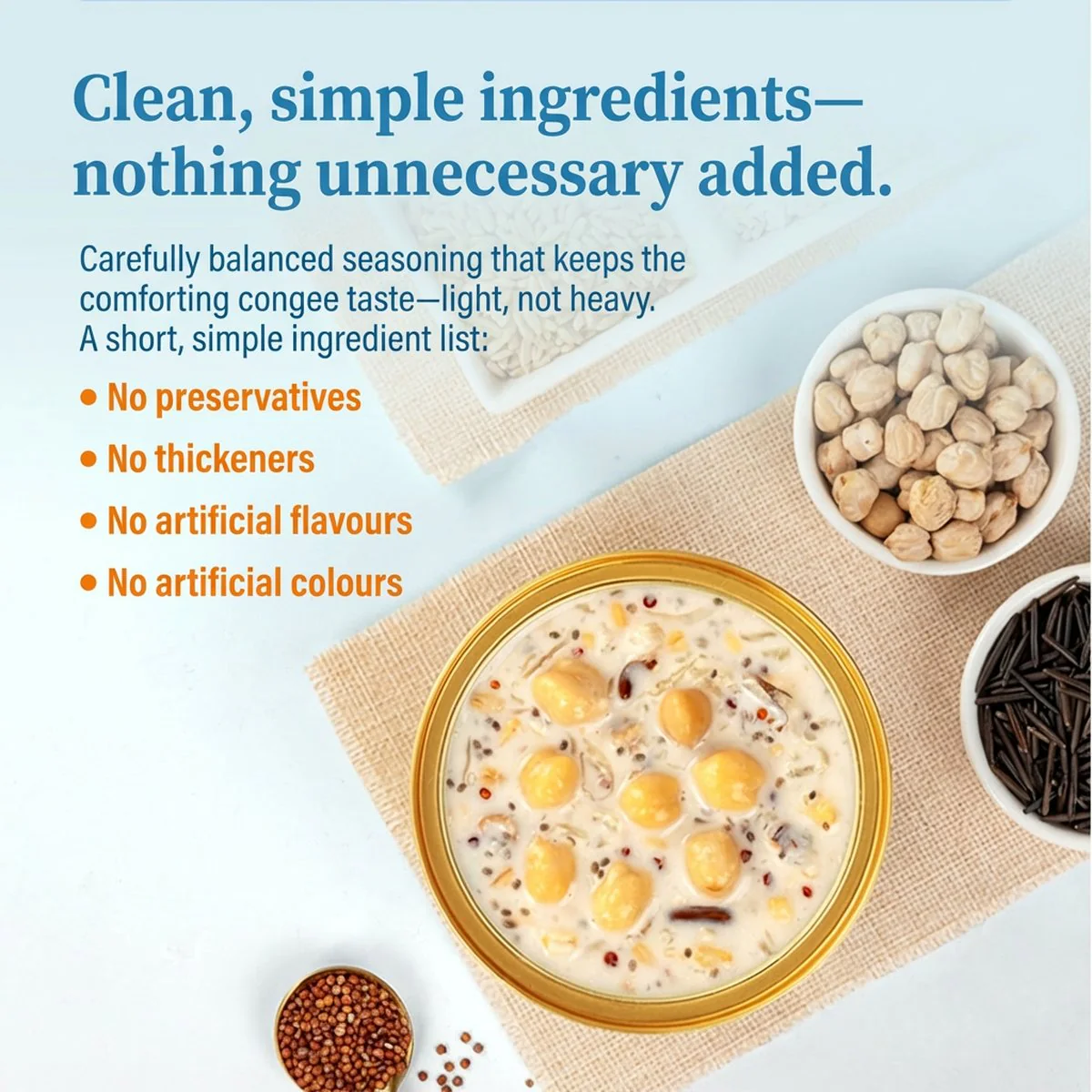 Jiaoqu Buffalo Milk Bird’s Nest Grain Congee 252g x 8 - Ready-to-Heat Porridge Cups - Image 2