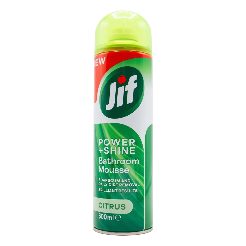 Jif Power & Shine Bathroom Mousse Citrus 500ml
