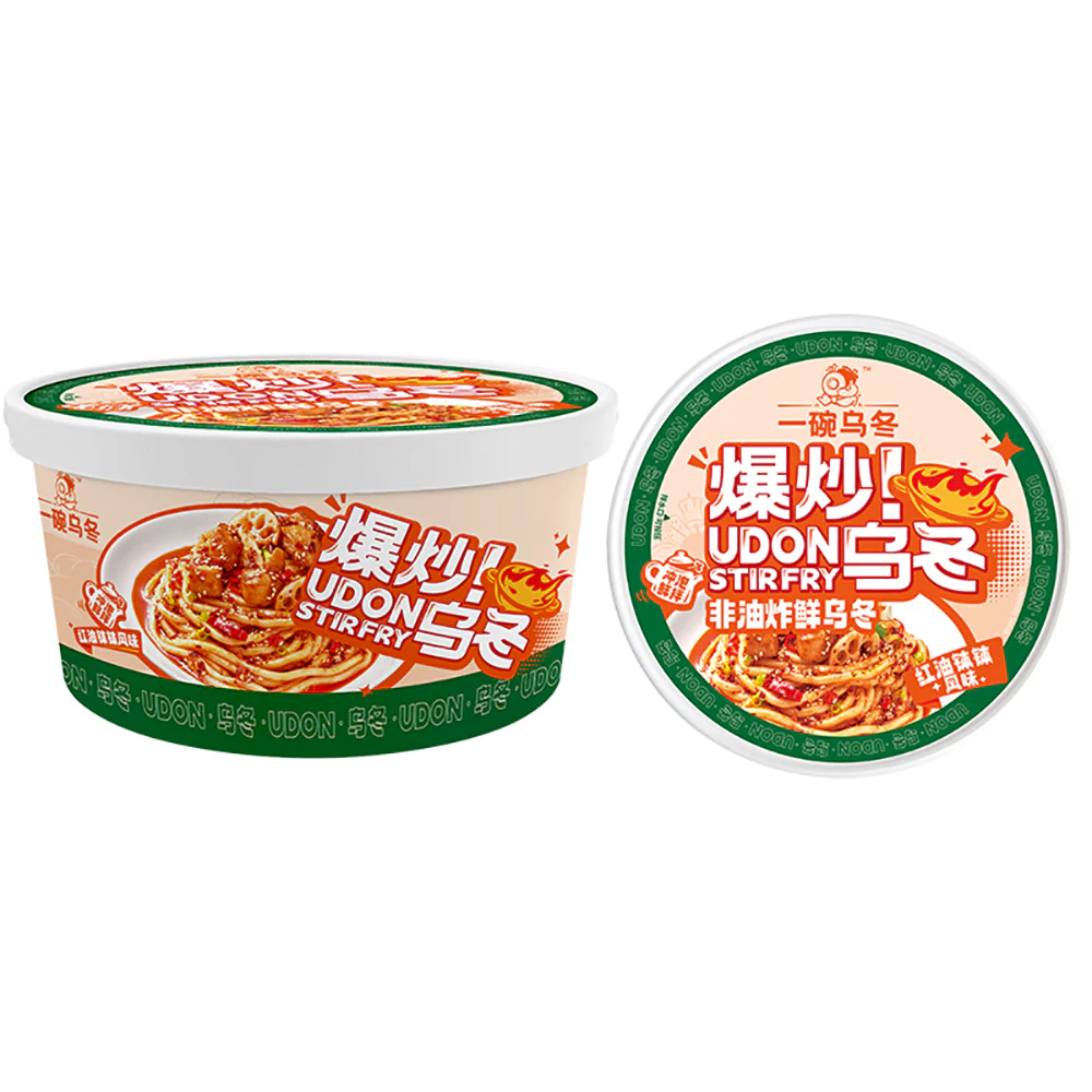 Jinbaiwei Udon Bowl with Spicy Red Oil Flavor - 252g