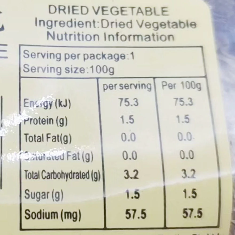 Jindai Dried Cabbage - 100g - Image 2