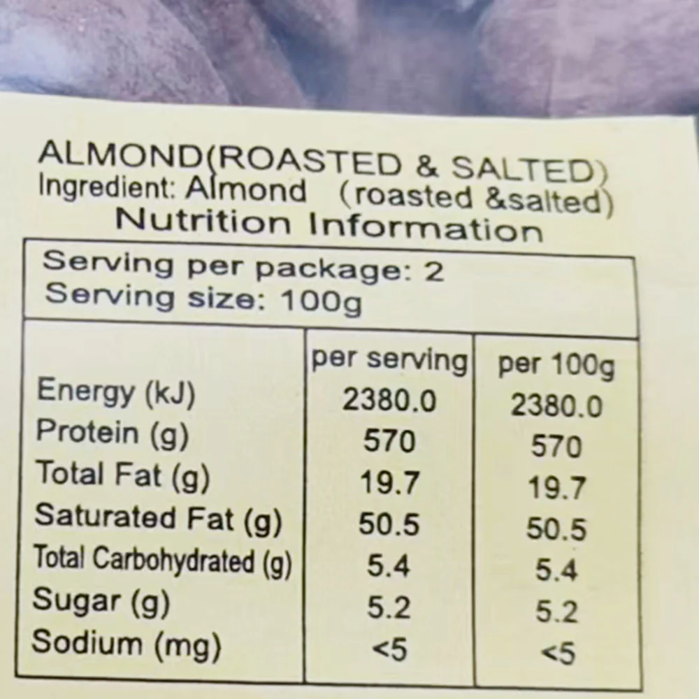 Jindai Roasted Almonds - 200g - Image 2