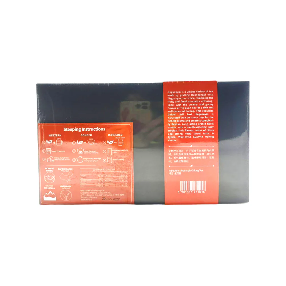 Jinfan Anxi Jin Guanyin Oolong Tea - 18 Bags, 144g - Image 2
