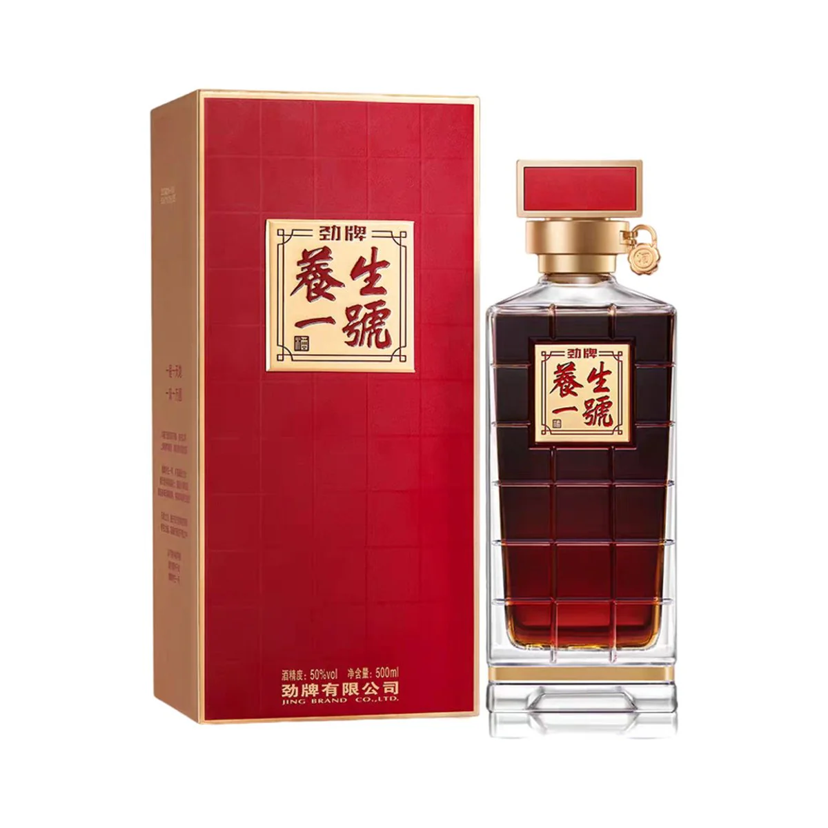 Jing Brand Yangsheng No.1 Herbal Liquor 500ml (50% ABV)