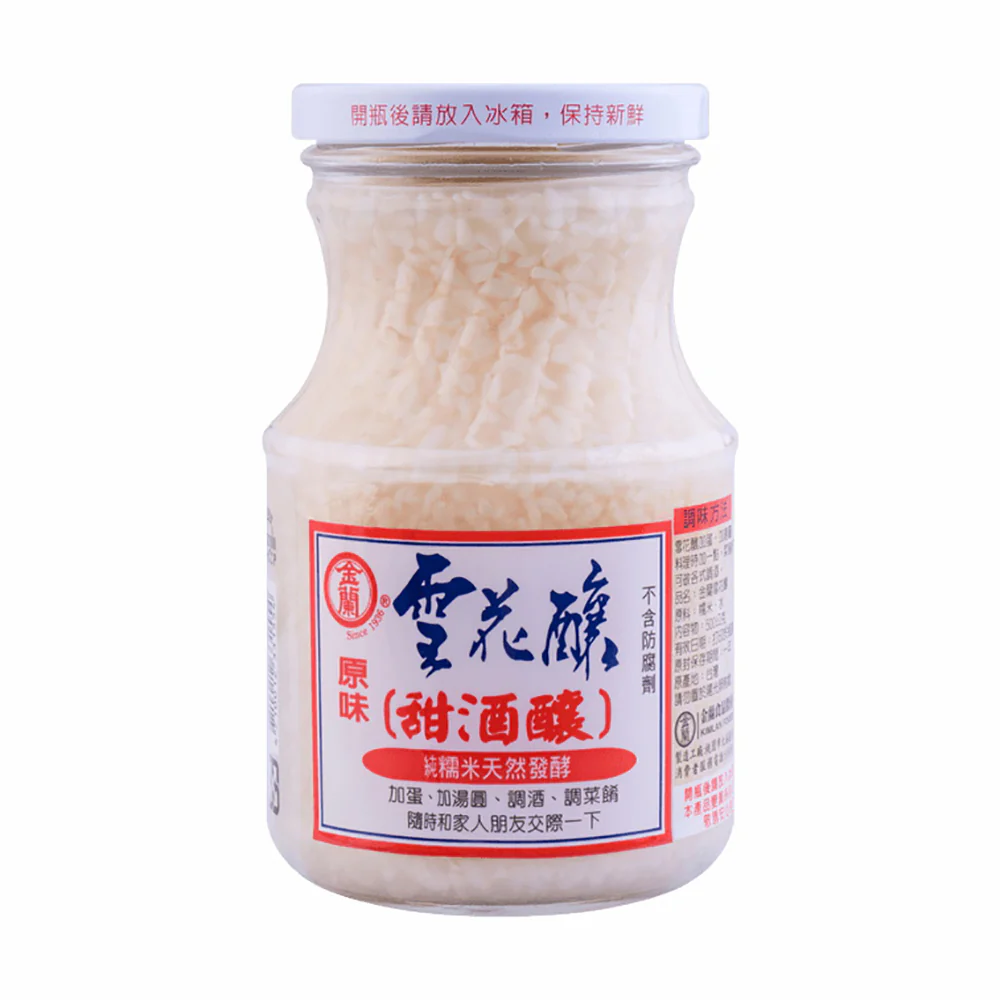 Jinlan Sweet Fermented Rice in Glass Bottle - 500g