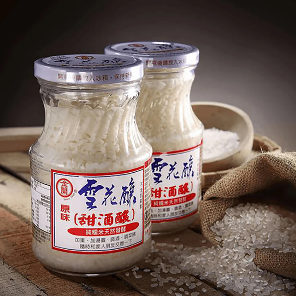 Jinlan Sweet Fermented Rice in Glass Bottle - 500g - Image 3