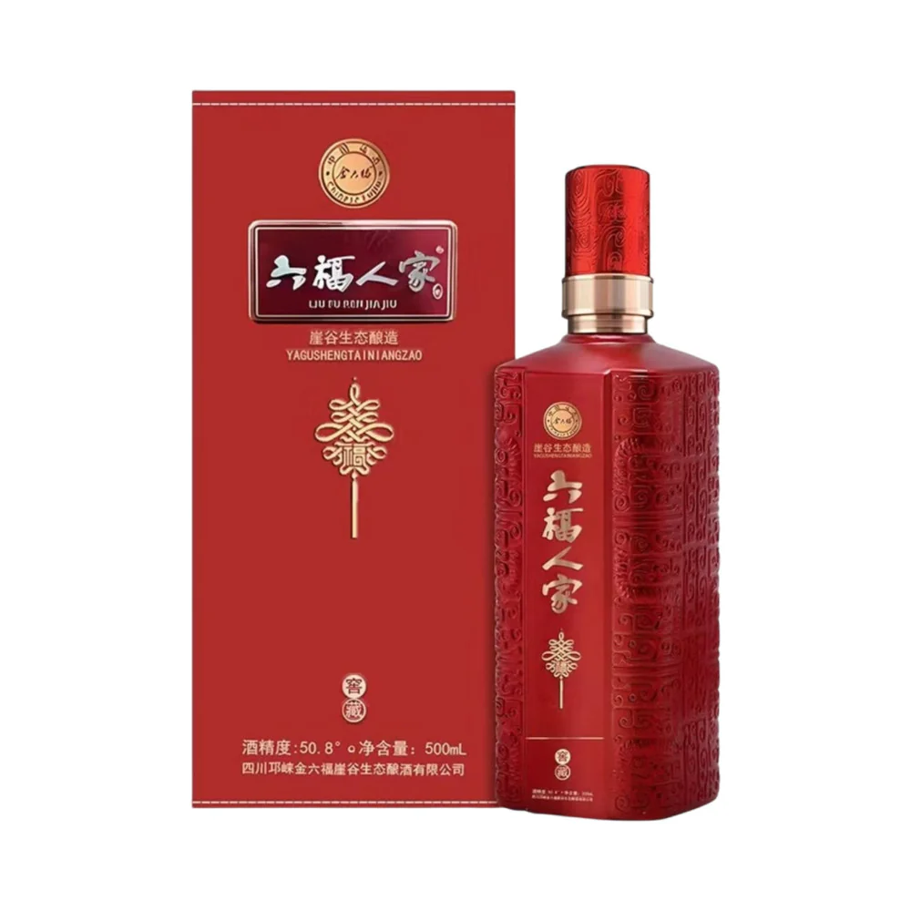 Jinliufu Liufu Renjia Cellar Aged Baijiu 50.8% 500ml